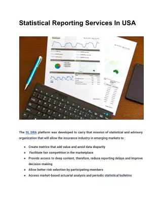 Statistical Reporting Services in USA