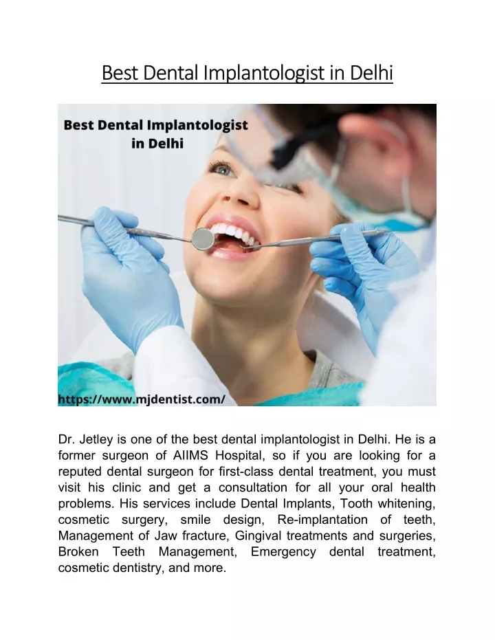 best dental implantologist in delhi best dental