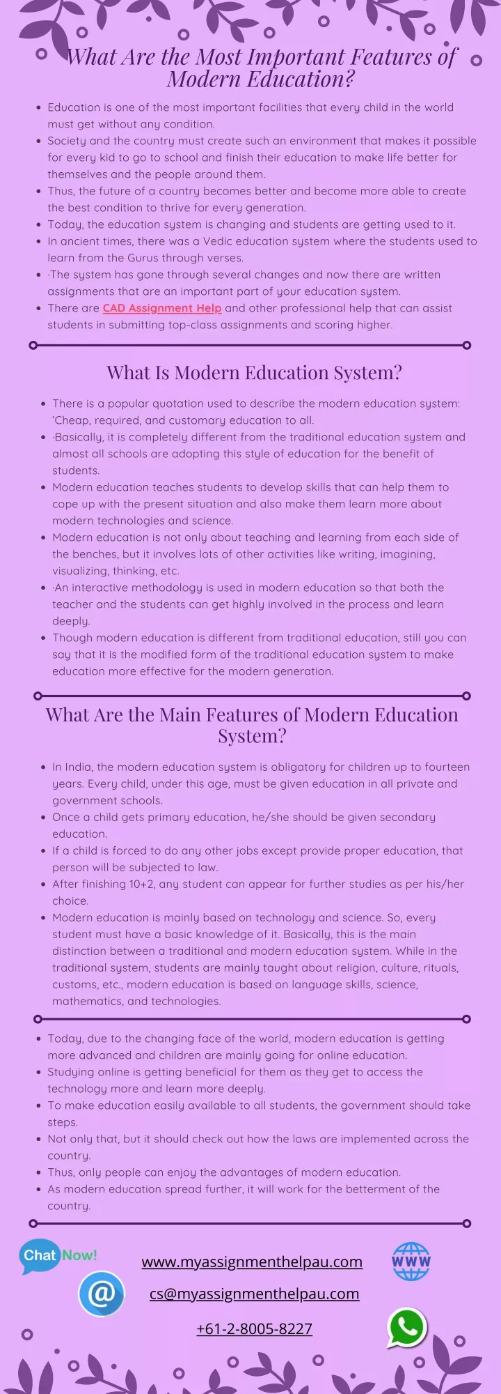 ppt-what-are-the-most-important-features-of-modern-education