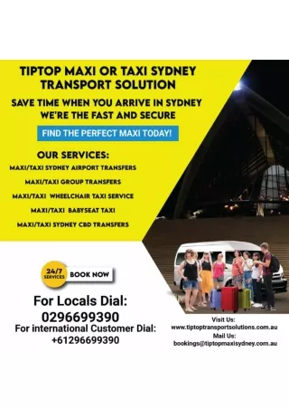 sydney maxi taxi