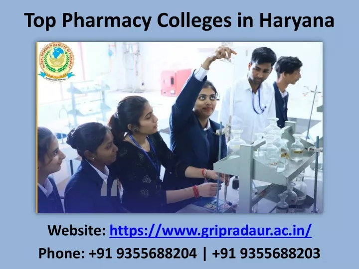 top pharmacy colleges in haryana