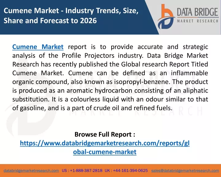 cumene market industry trends size share