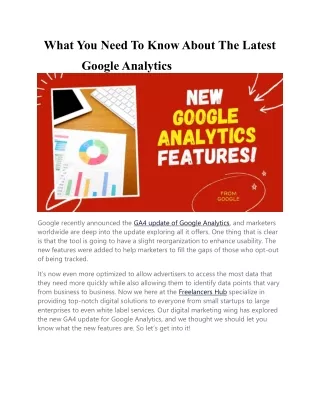 What You Need To Know About The Latest Google Analytics