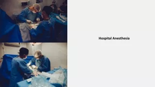 hospital anesthesia