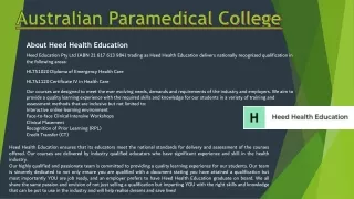 How to Become a Paramedic | Heed Health Education