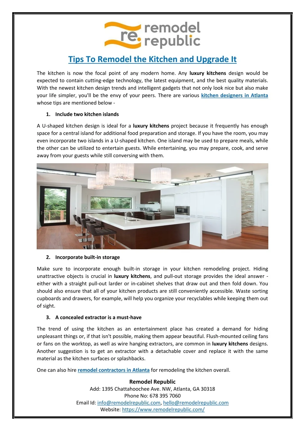 PPT - Tips To Remodel the Kitchen and Upgrade It PowerPoint ...