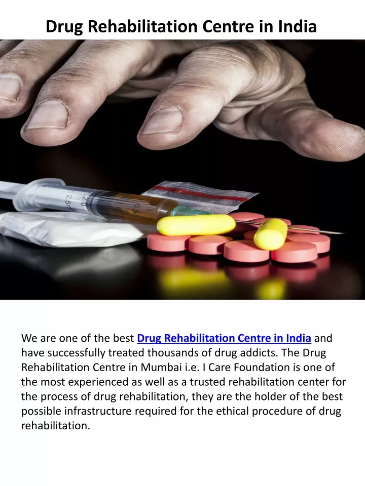 drug rehabilitation centre in india