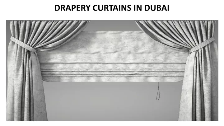 drapery curtains in dubai