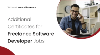 Additional certificates for freelance software developer jobs