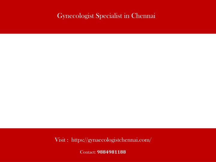 gynecologist specialist in chennai