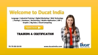 welcome to ducat india