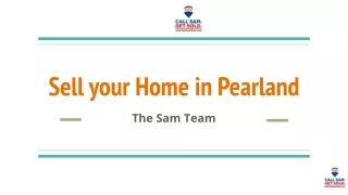 Sell your Home in Pearland