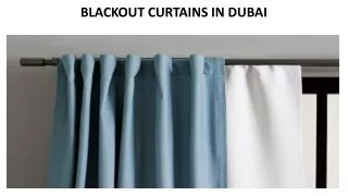 blackout curtains in dubai