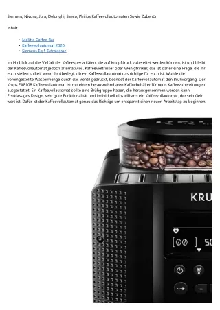 Kaffeemaschine 4 Tassen - Eine Übersicht -- Mehr lesen 2020
