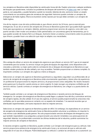 Localización de cerrajeros cerca de mi ubicacion en Barcelona