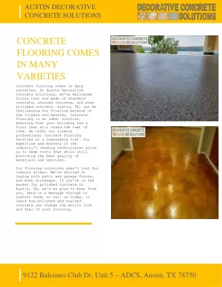 austin decorative concrete solutions