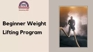 beginner weight lifting program