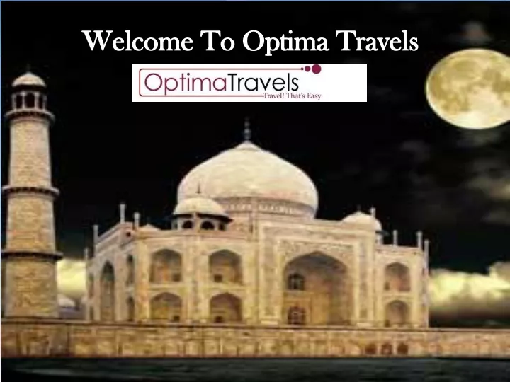 welcome to optima travels