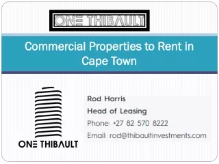 Commercial Properties to Rent in Cape Town