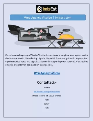 web agency viterbo imisest com