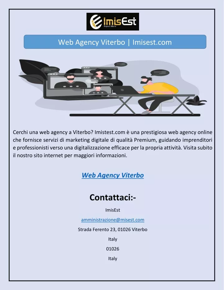 web agency viterbo imisest com