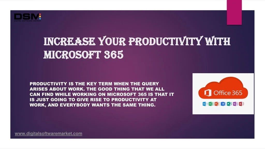 PPT - Increase your productivity with Microsoft 365 PowerPoint ...
