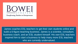 james coaches esl teachers to get their