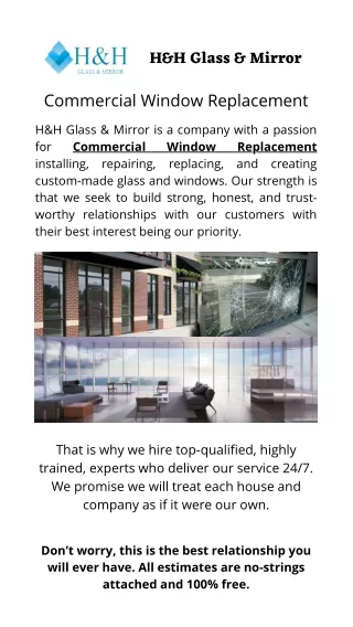 Find the Best Commercial Window Repair and Replacement Near Me