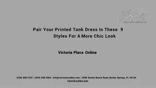Stunning Printed Tank Dress Styles You Must Try Out This Summer 2022