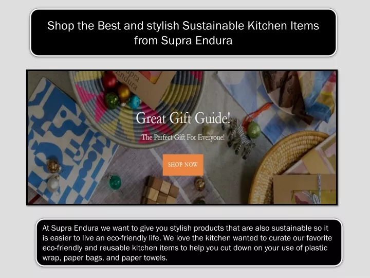 shop the best and stylish sustainable k itchen