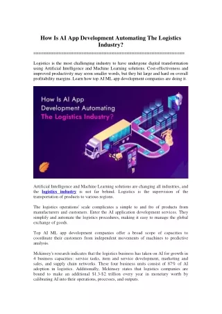 how is ai app development automating
