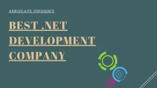 BEST .NET DEVELOPMENT COMPANY