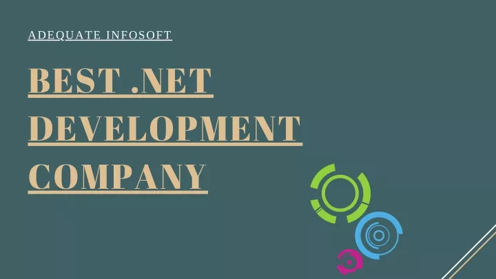 adequate infosoft best net development company
