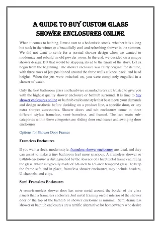 a guide to buy custom glass a guide to buy custom