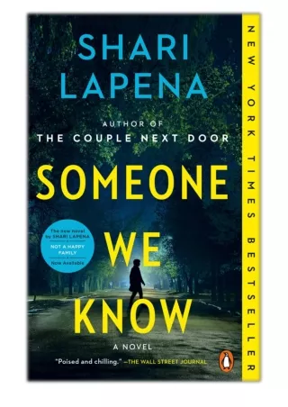 [PDF] Free Download Someone We Know By Shari Lapena