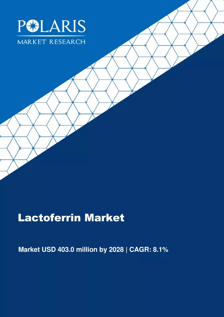 lactoferrin market