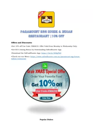 offers and discounts