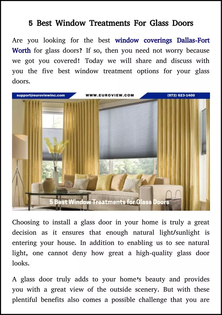 5 best window treatments 5 best window treatments