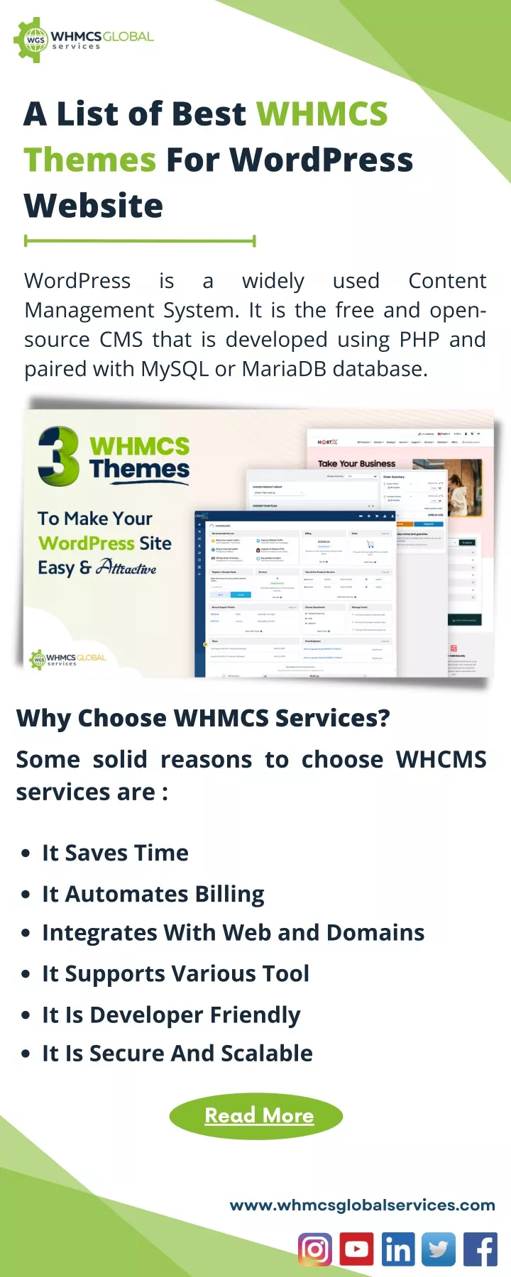 a list of best whmcs themes for wordpress website