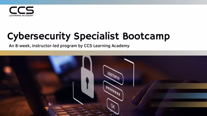 cybersecurity specialist bootcamp