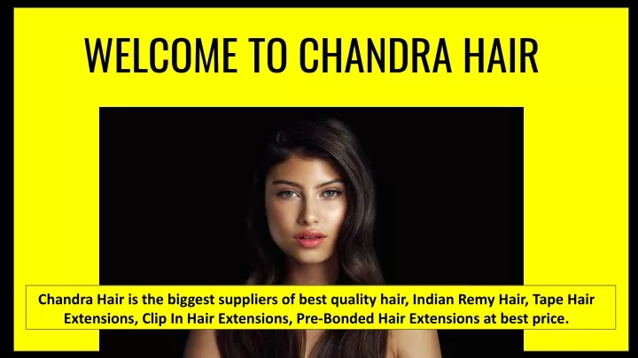 welcome to chandra hair