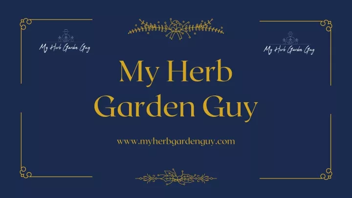 my herb garden guy