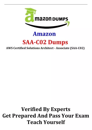 Latest AWS SAA-C02 Real with Exam Dumps ~ Secret of Success