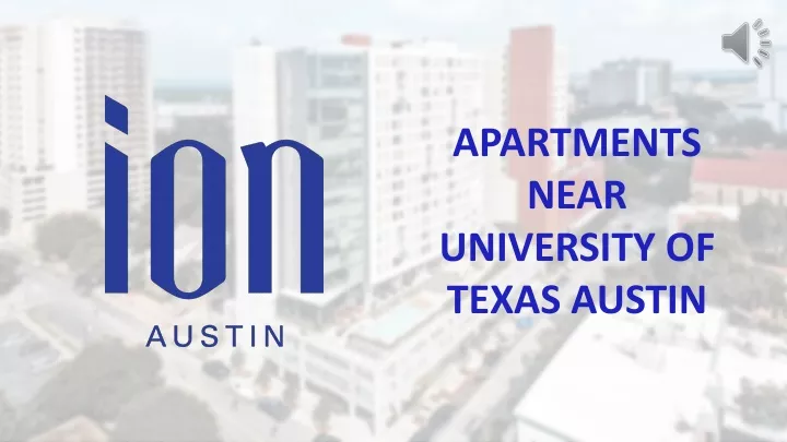 apartments near university of texas austin