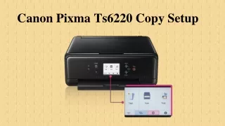 canon pixma ts6220 copy setup