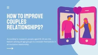 how to improve couples relationships