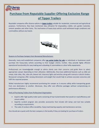 purchase from reputable supplier offering