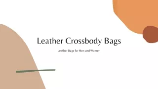 Buy Leather Crossbody Bag from Classy Leather Bags