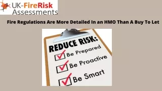 Fire Regulations Are More Detailed In an HMO Than A Buy To Let
