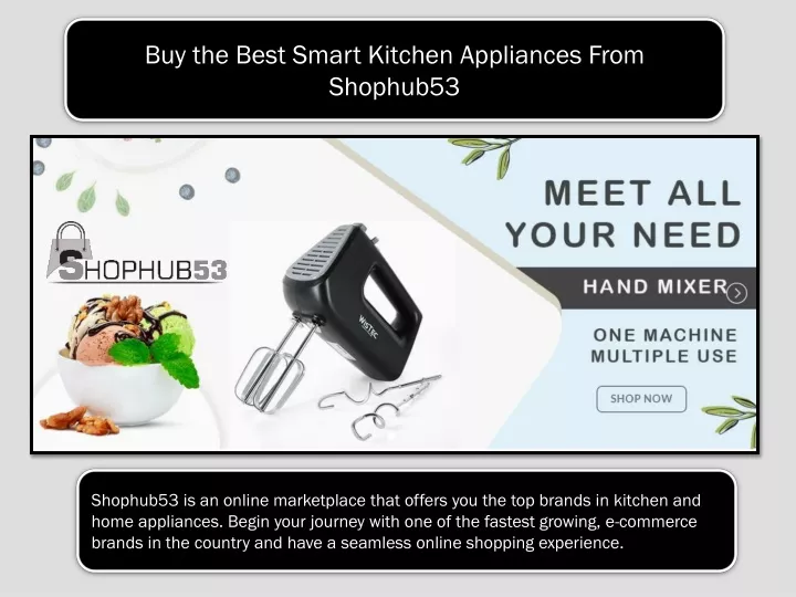 buy the best smart kitchen appliances from